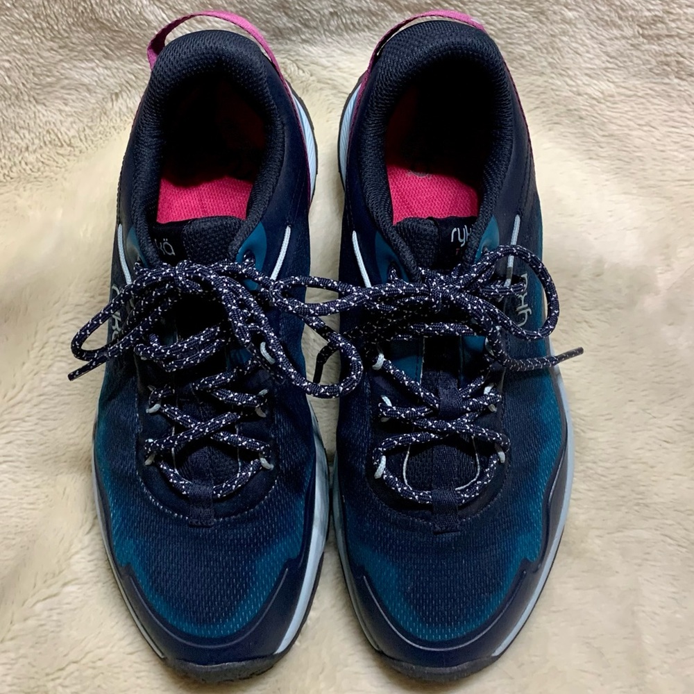 Ryka premium Trek walking/hiking/trail shoes leather/fabric/faux leather 9 wide - Picture 7 of 10